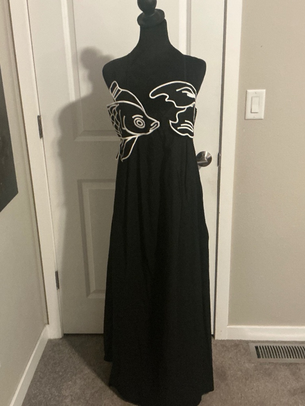 Whimsical Fish Maxi Dress